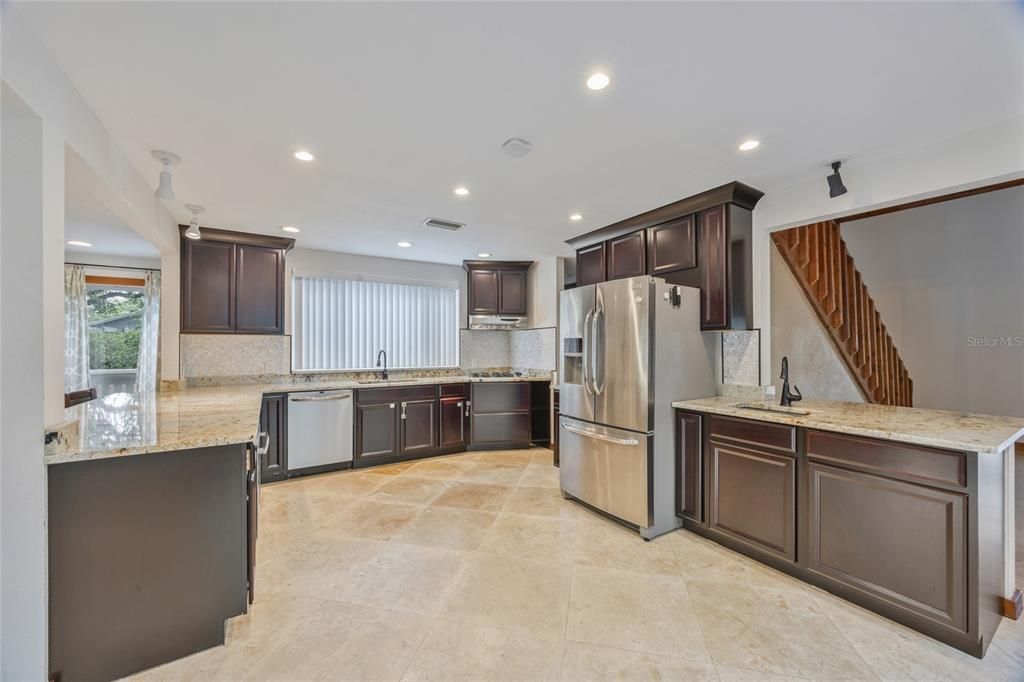 Interior, Kitchen, Recessed Lighting, Stainless Steel Appliances