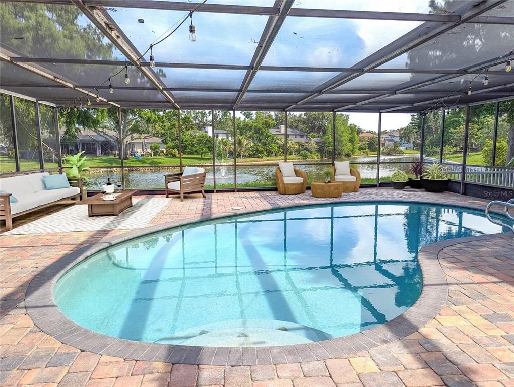 Glass Ceilings, Interior, Pool, Sun Room, Water