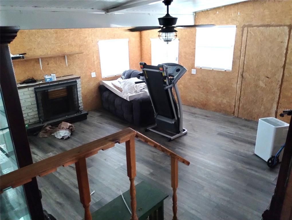 Fitness Equipment, Interior, Wood Texture Flooring
