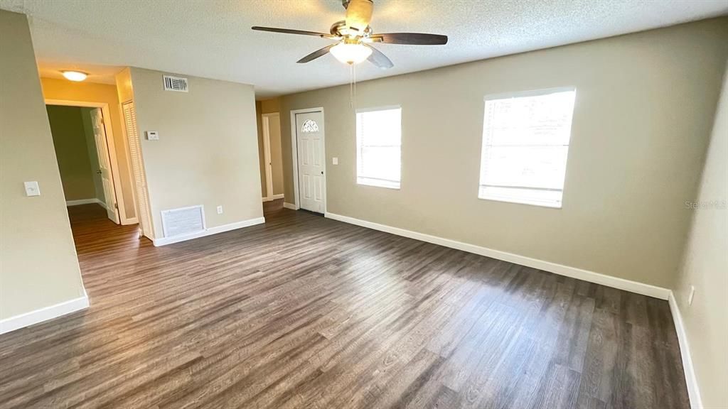 Empty room, Interior, Wood Texture Flooring