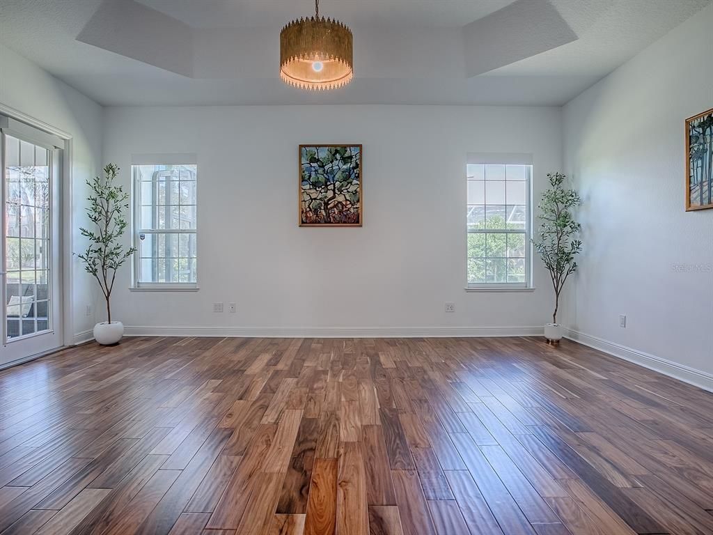 Empty room, Interior, Wood Texture Flooring