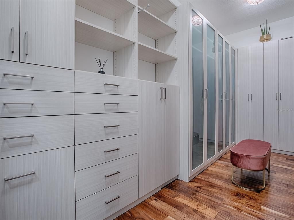 Interior, Walk-in Closets, Wood Texture Flooring