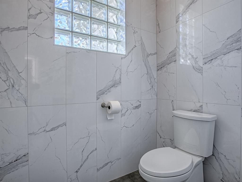 Bathroom, Interior, Marble Walls
