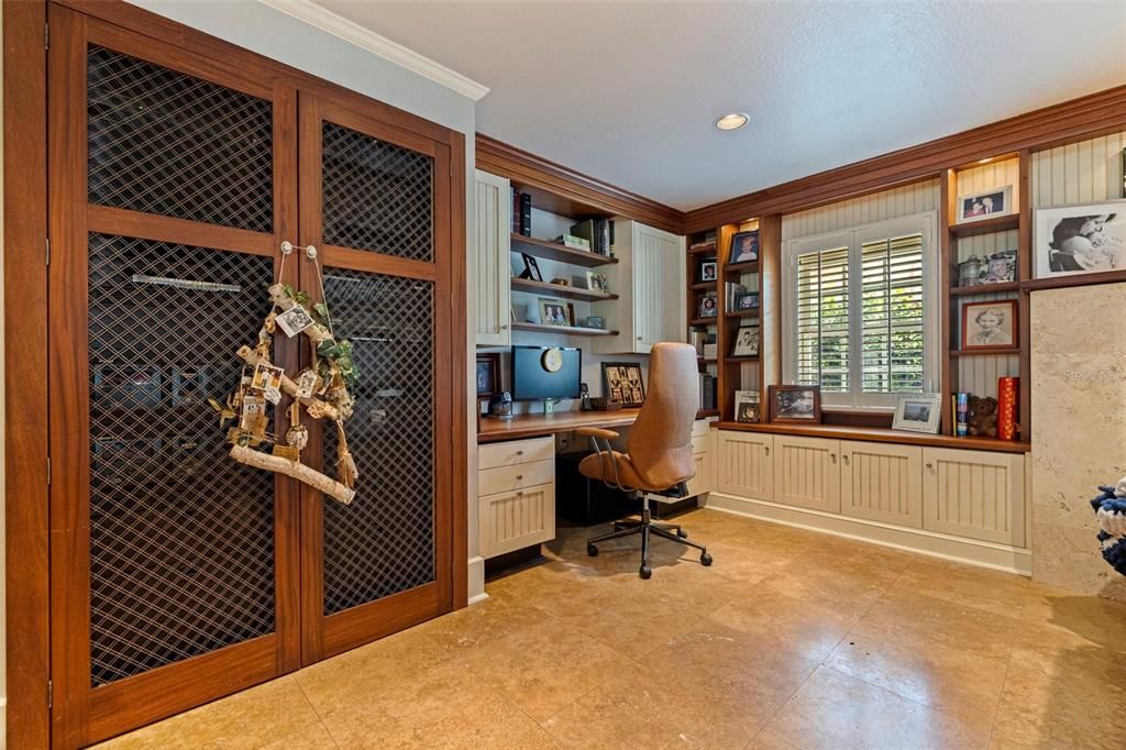 Home Office, Interior, Recessed Lighting