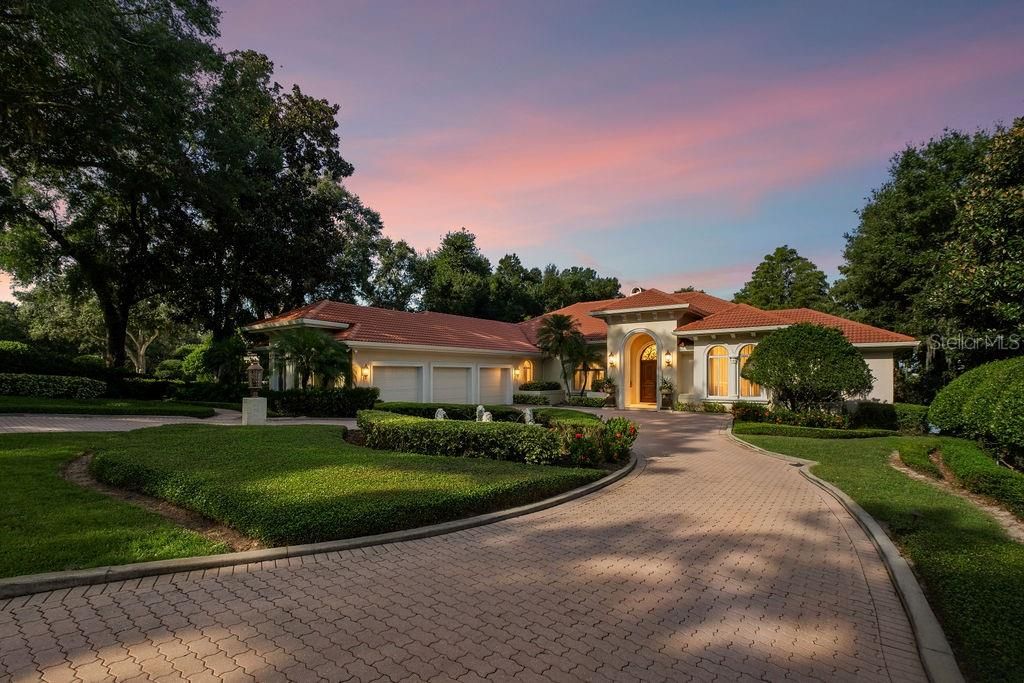 Backyard, Exterior, Facade, Mediterranean