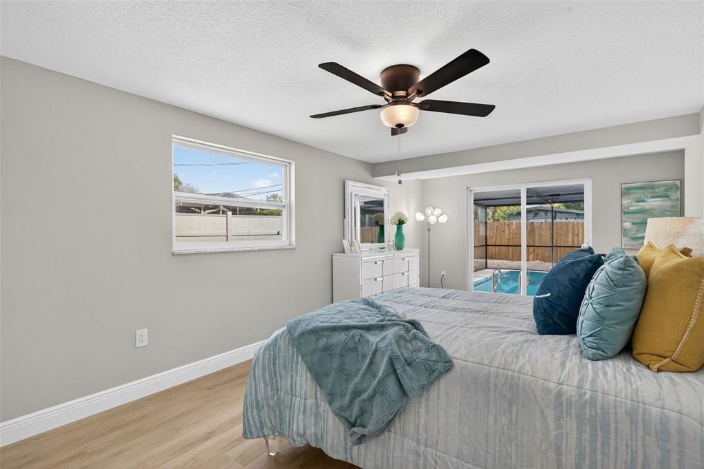 Bedroom, Interior, Wood Texture Flooring