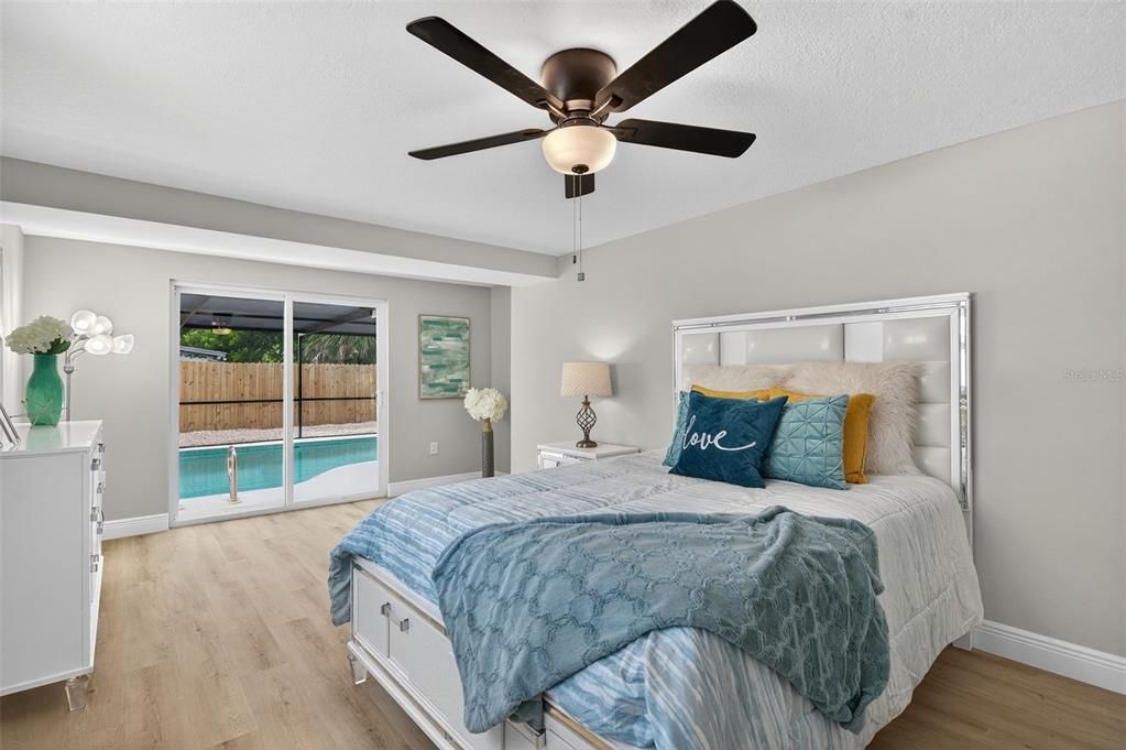Bedroom, Interior, Wood Texture Flooring