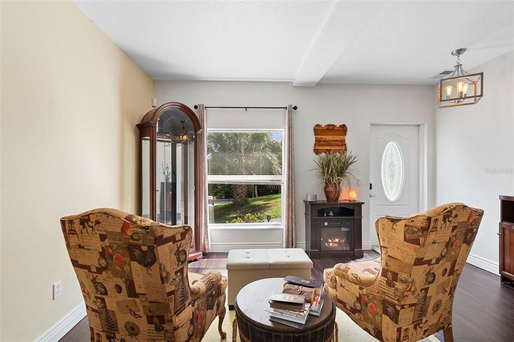 Fireplace, Interior, Living room, Wood Texture Flooring