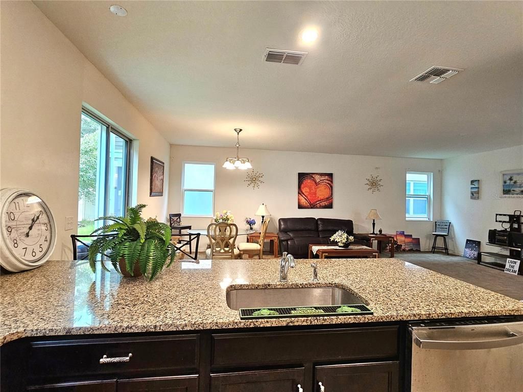 Dining room, Interior, Kitchen, Living room, Pendant Lights, Recessed Lighting