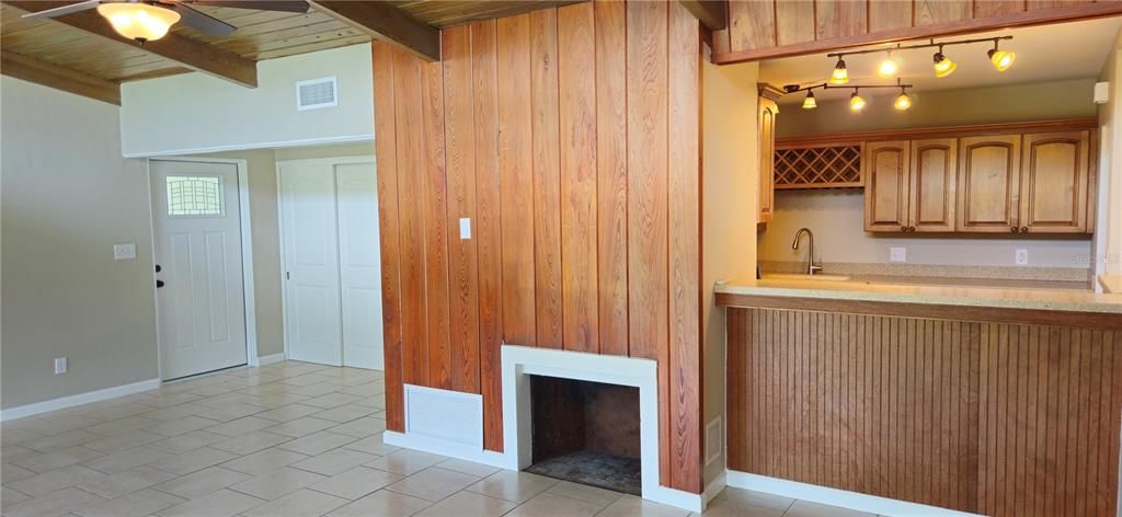 Fireplace, Interior, Wooden Beams, Wooden Ceilings, Wooden Walls