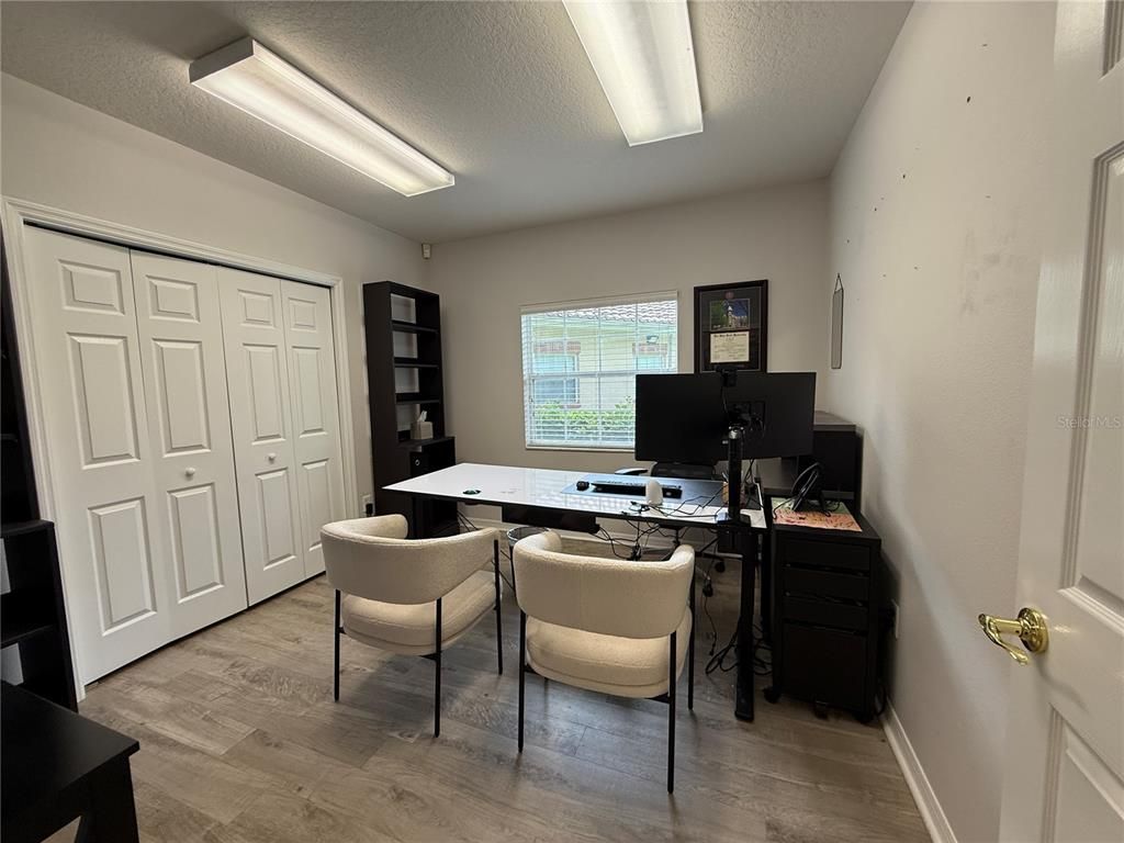 Home Office, Interior, Wood Texture Flooring