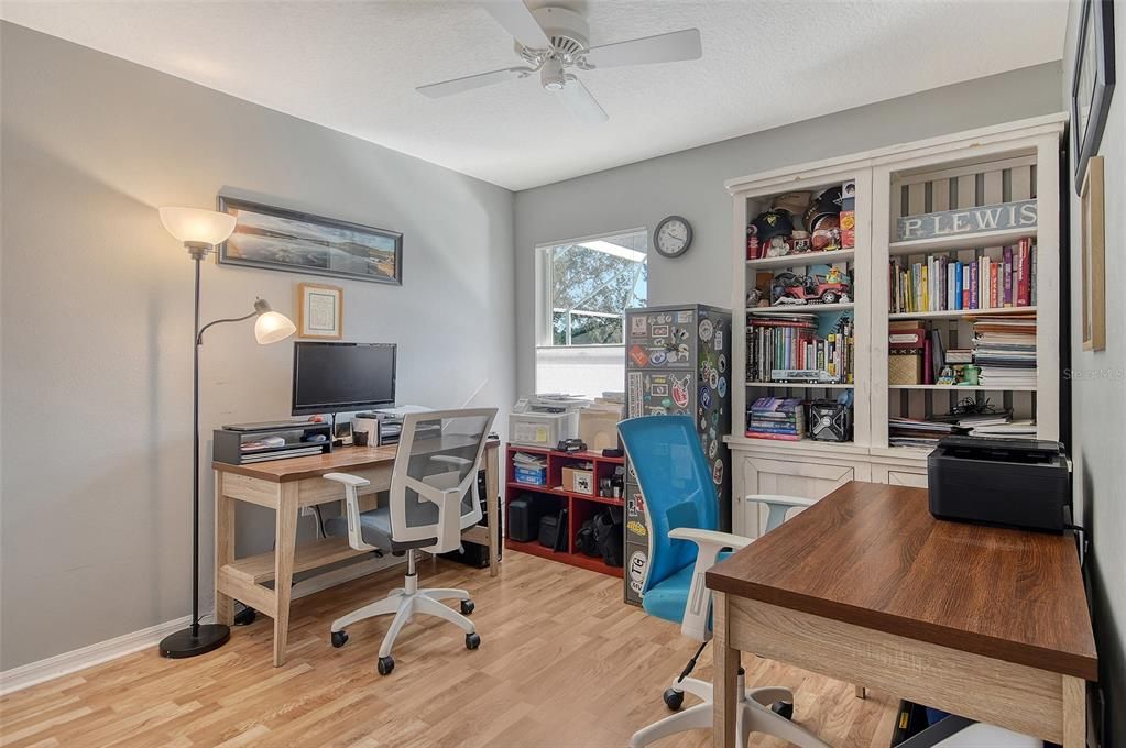 Home Office, Interior, Wood Texture Flooring