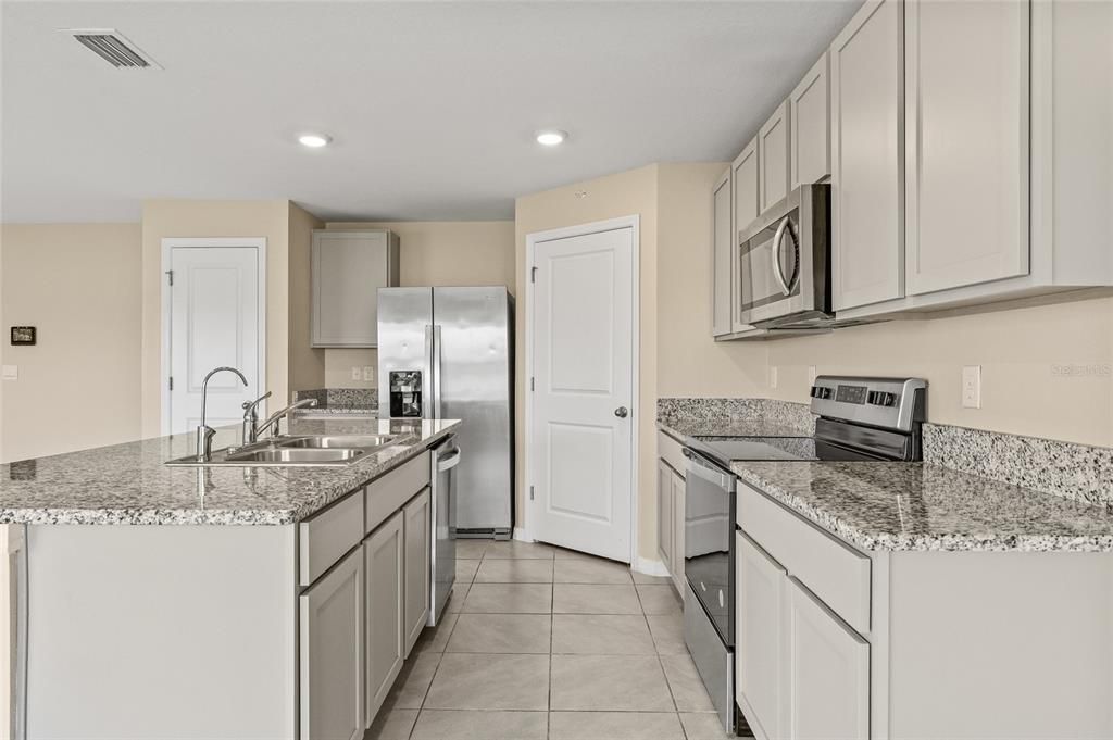 Interior, Kitchen, Recessed Lighting, Stainless Steel Appliances