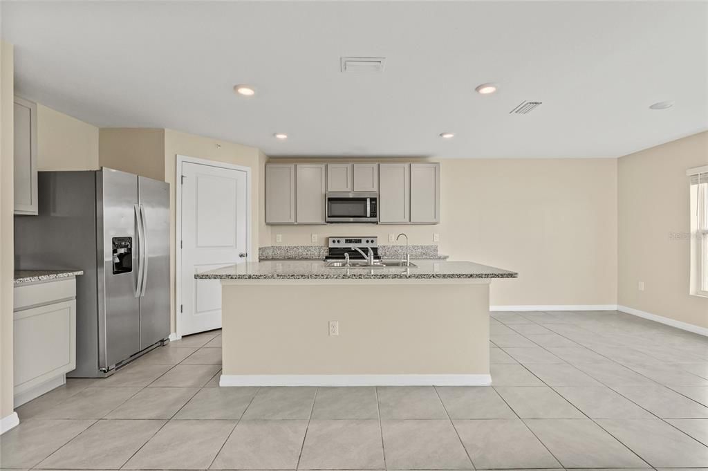 Interior, Kitchen, Recessed Lighting, Stainless Steel Appliances