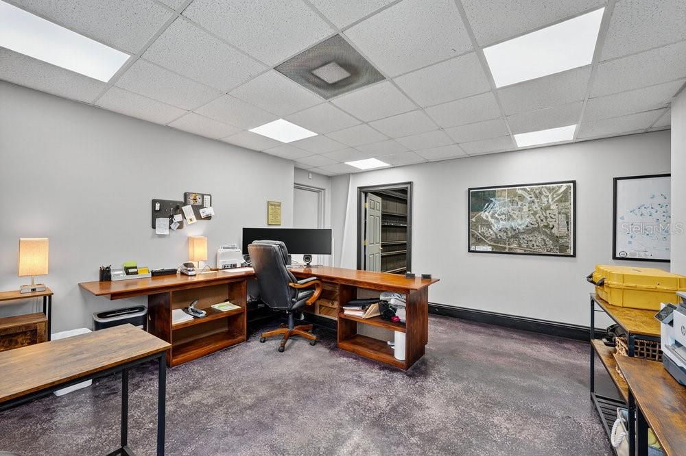 Home Office, Interior, Recessed Lighting