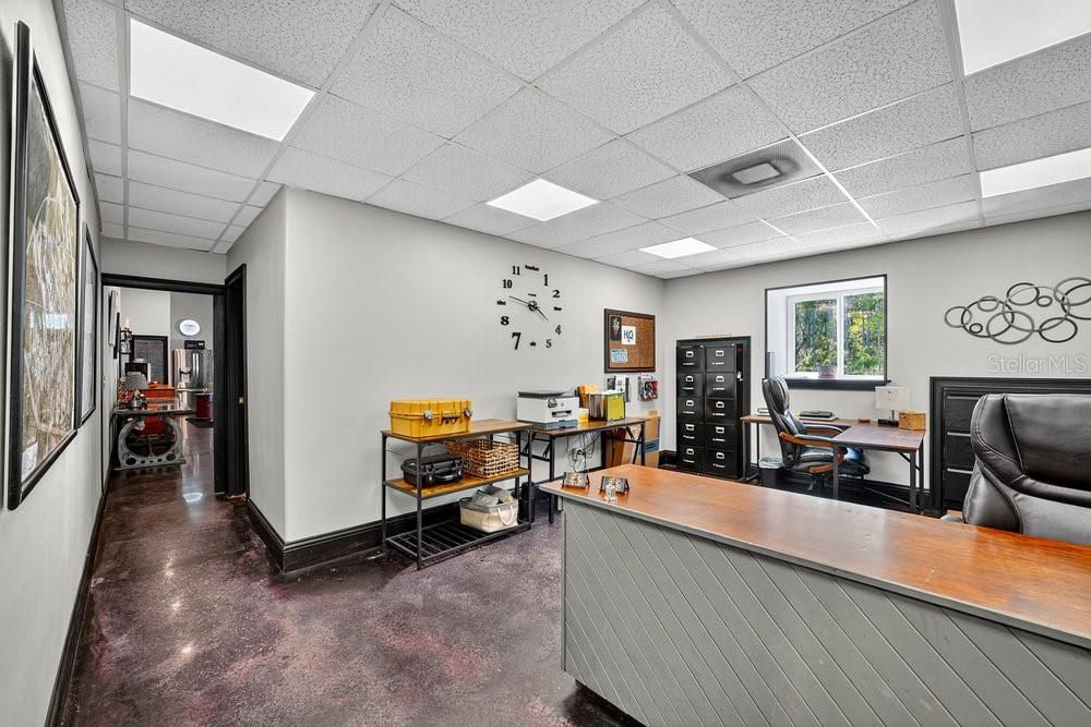 Home Office, Interior, Recessed Lighting