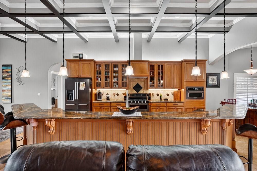 Interior, Kitchen, Pendant Lights, Stainless Steel Appliances