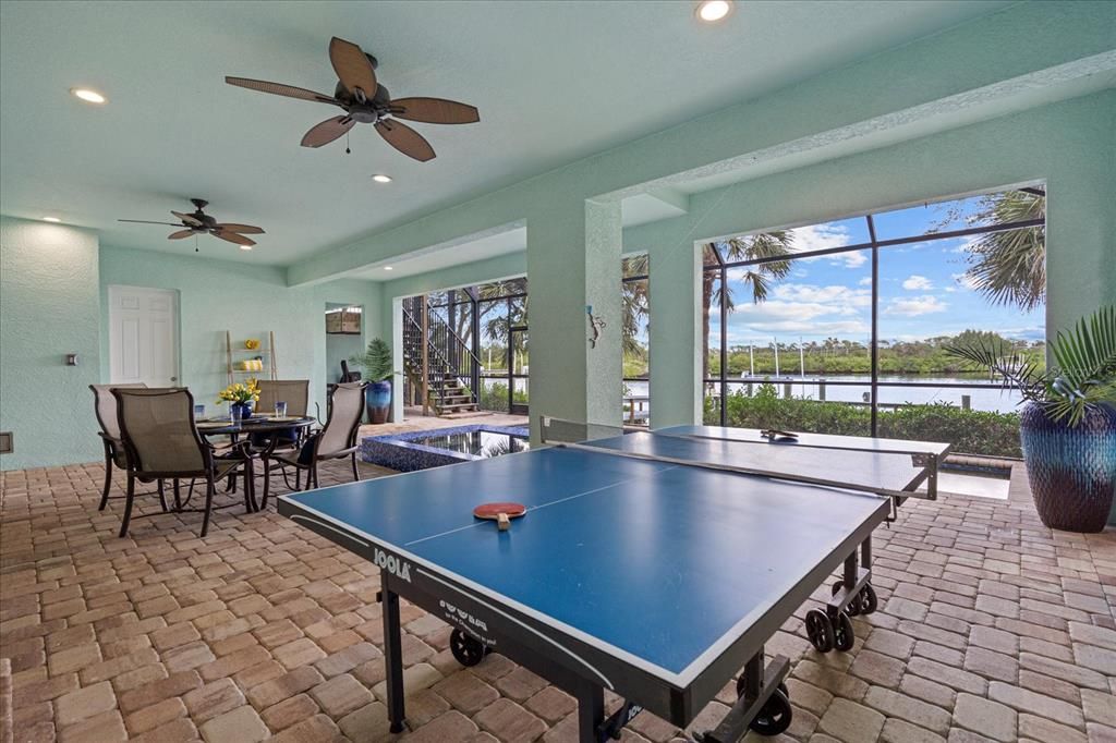 Game Room, Interior, Recessed Lighting, Sun Room, Water