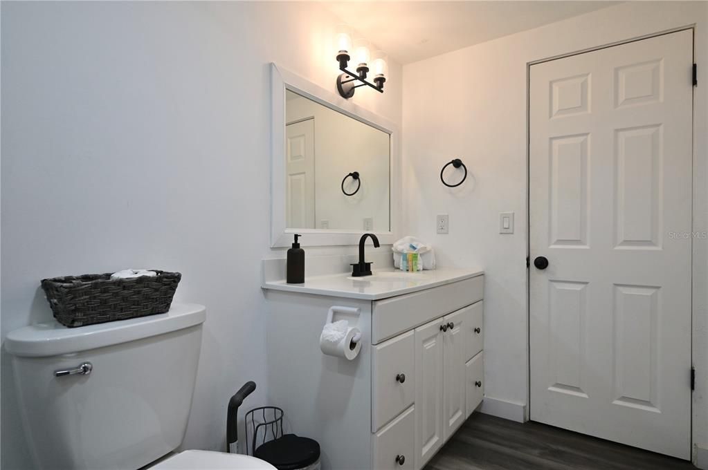 Bathroom, Interior, Wood Texture Flooring