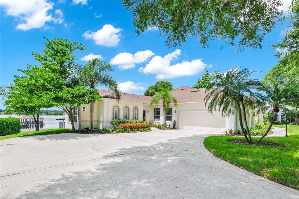 Attached, Backyard, Exterior, Facade, Spanish Mediterranean