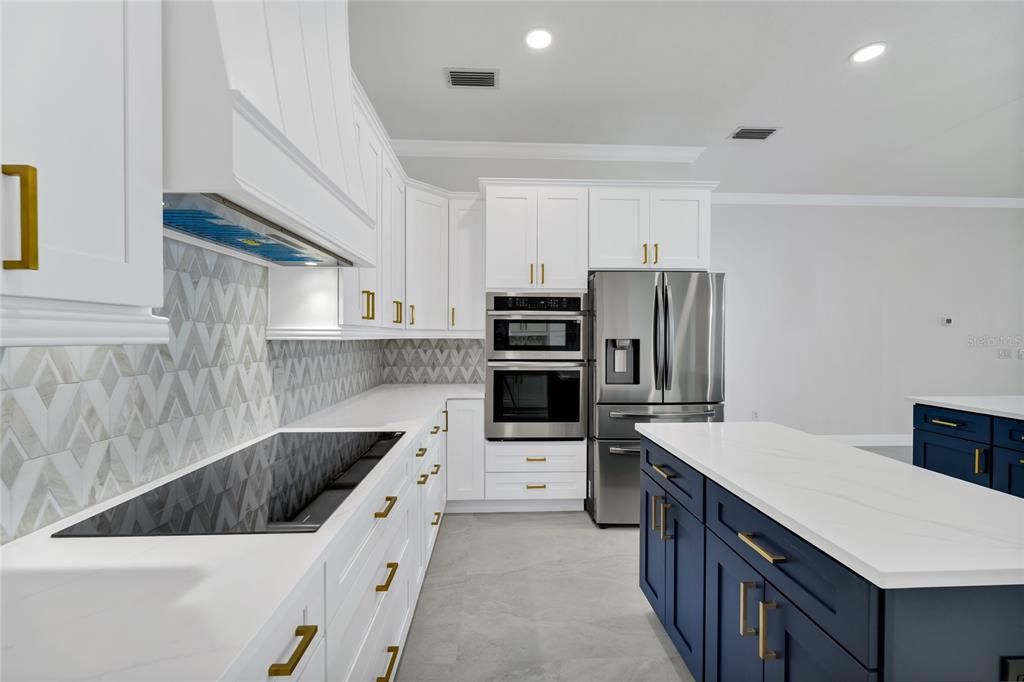 Interior, Kitchen, Recessed Lighting, Stainless Steel Appliances