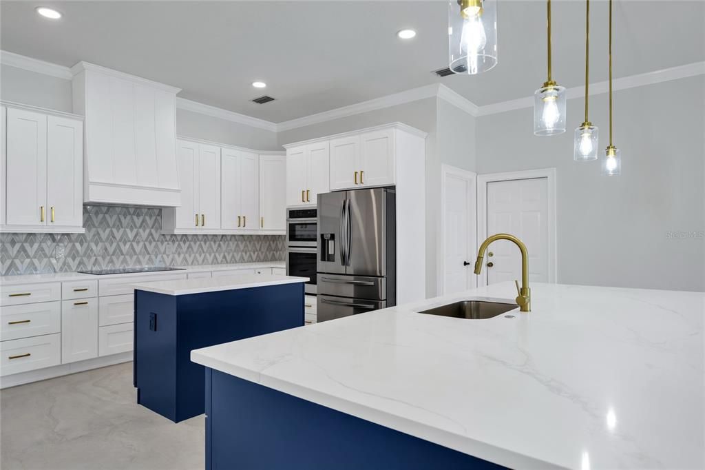 Interior, Kitchen, Pendant Lights, Recessed Lighting