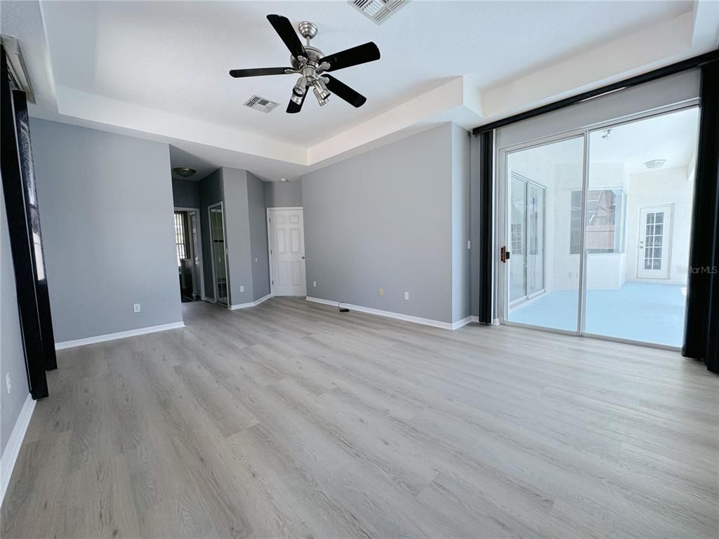 Empty room, Interior, Wood Texture Flooring