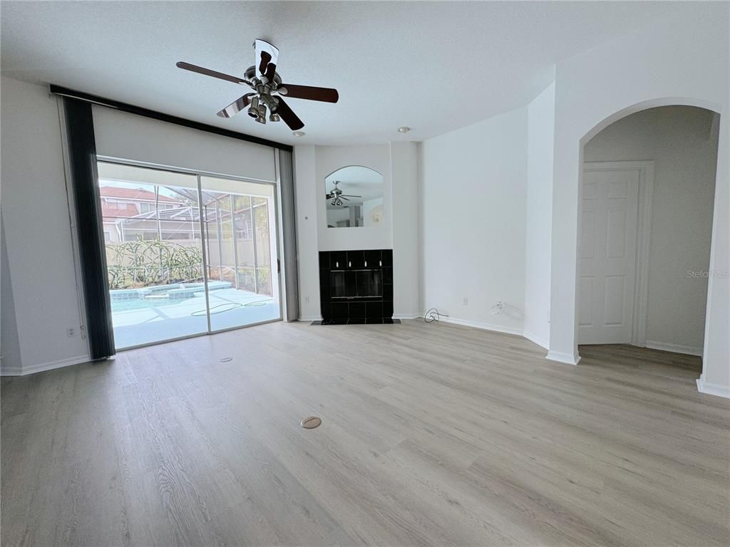 Empty room, Interior, Wood Texture Flooring
