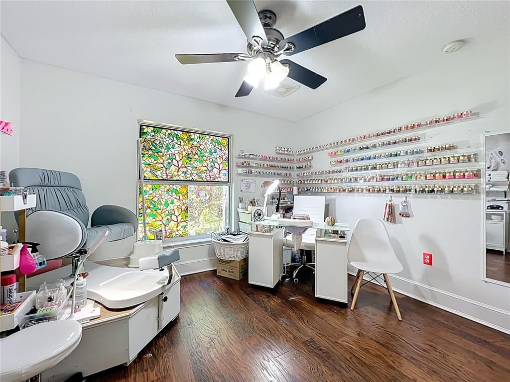 Home Office, Interior, Wood Texture Flooring