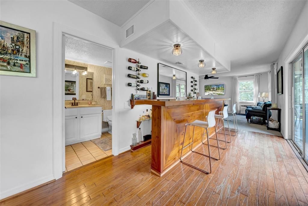 Bathroom, Interior, Wood Texture Flooring