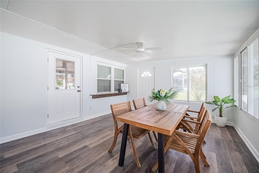 Dining room, Interior, Wood Texture Flooring