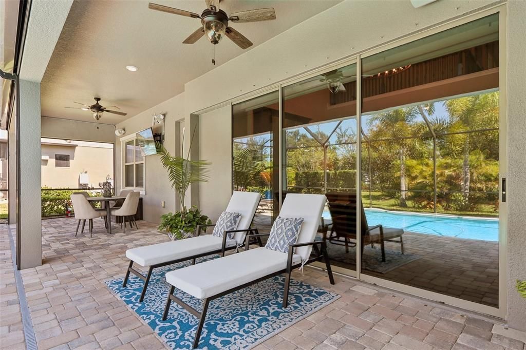 Dining room, Glass Ceilings, Interior, Pool, Sun Room
