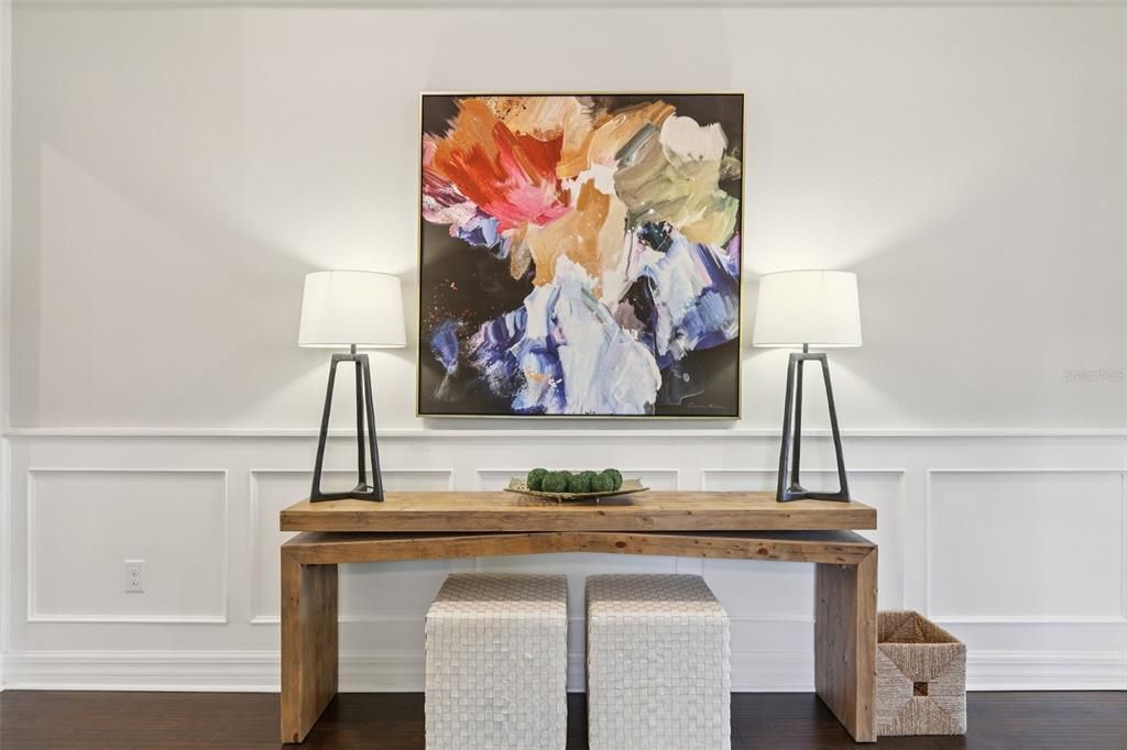 Home Office, Interior, Wood Texture Flooring