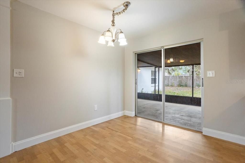 Chandelier, Empty room, Interior, Wood Texture Flooring