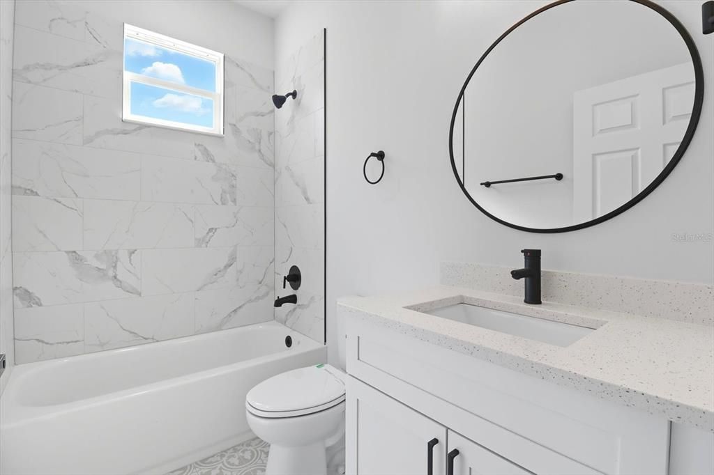 Bathroom, Interior, Marble Walls