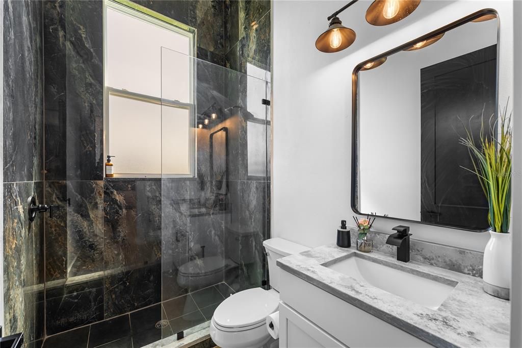 Bathroom, Glass Shower, Interior