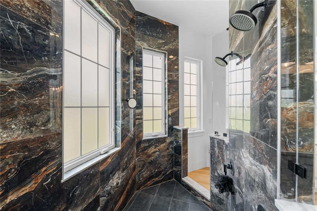 Bathroom, Interior, Marble Walls