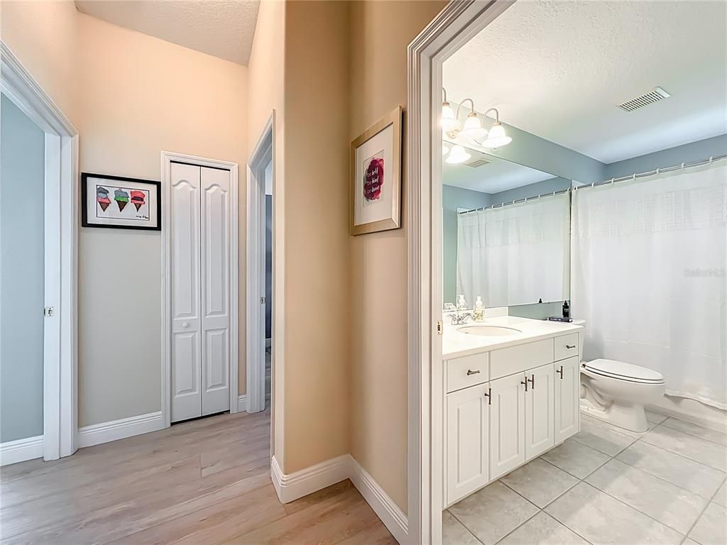 Bathroom, Interior, Wood Texture Flooring