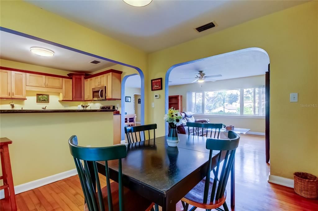 Dining room, Interior, Kitchen, Wood Texture Flooring
