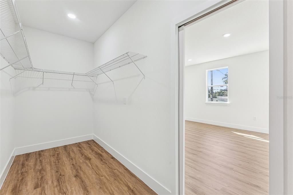 Interior, Recessed Lighting, Walk-in Closets, Wood Texture Flooring