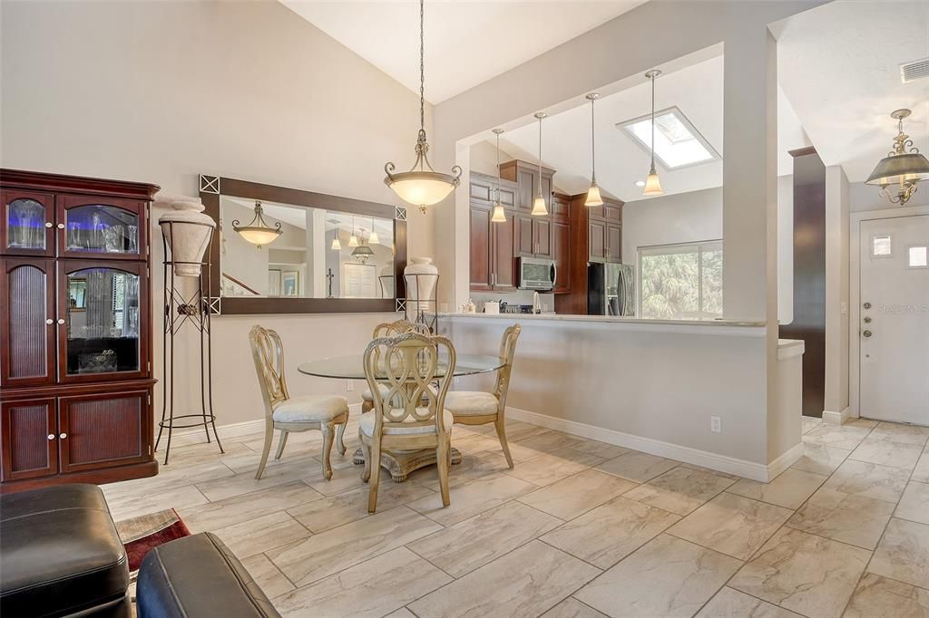 Dining room, Interior, Kitchen, Pendant Lights