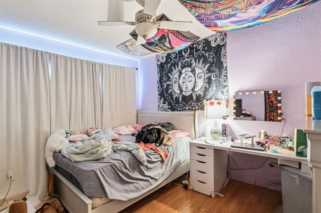 Bedroom, Home Office, Interior, Wood Texture Flooring