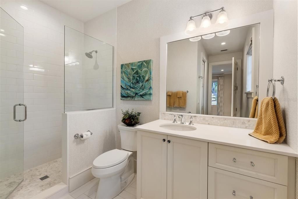 Bathroom, Glass Shower, Interior