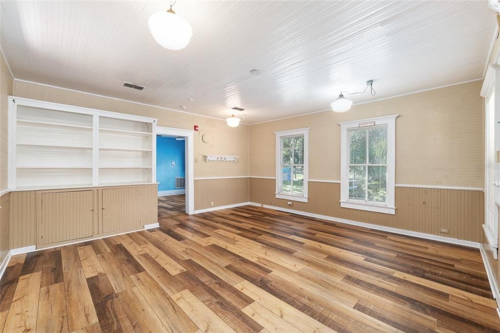 Empty room, Interior, Wood Texture Flooring