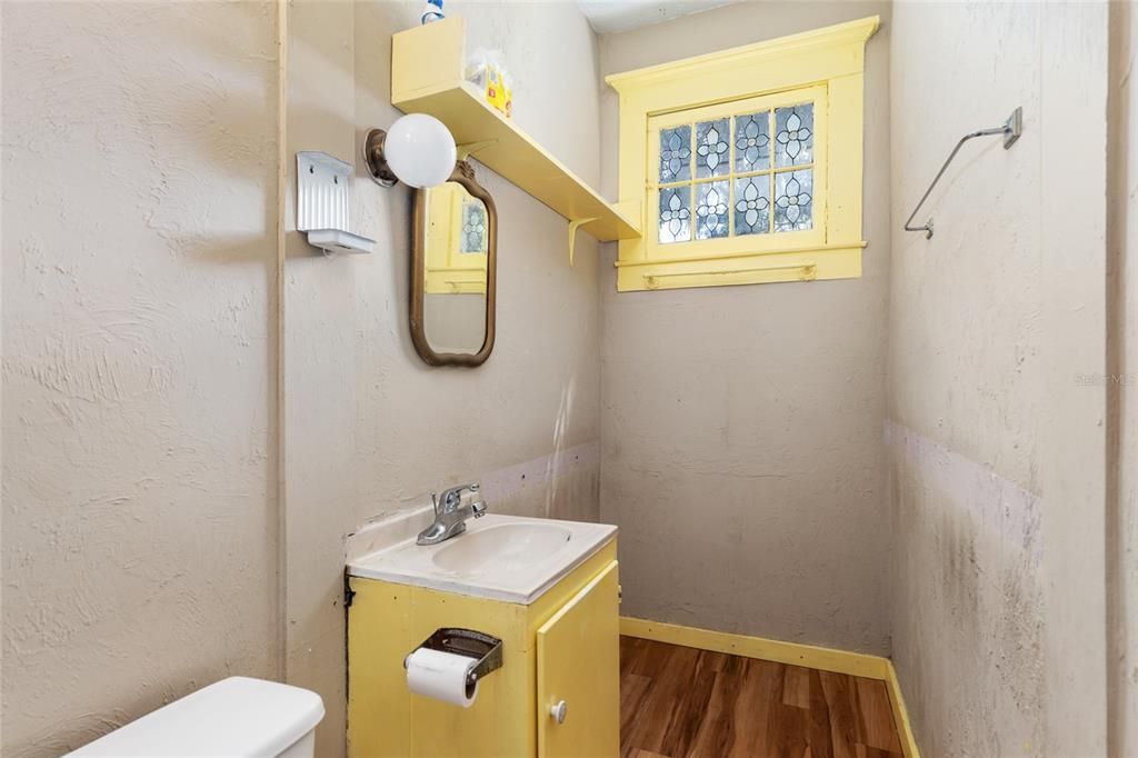 Bathroom, Interior, Wood Texture Flooring