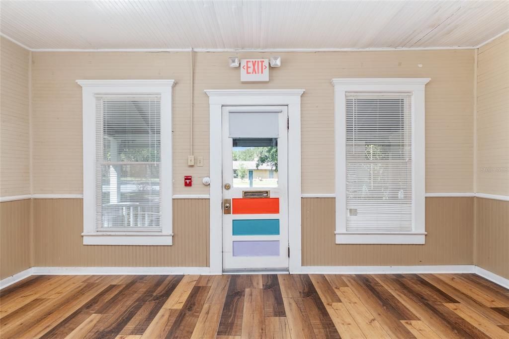 Empty room, Interior, Wood Texture Flooring