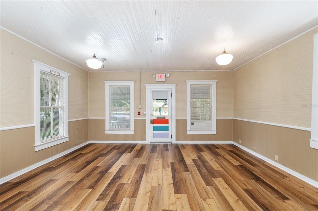 Empty room, Interior, Wood Texture Flooring