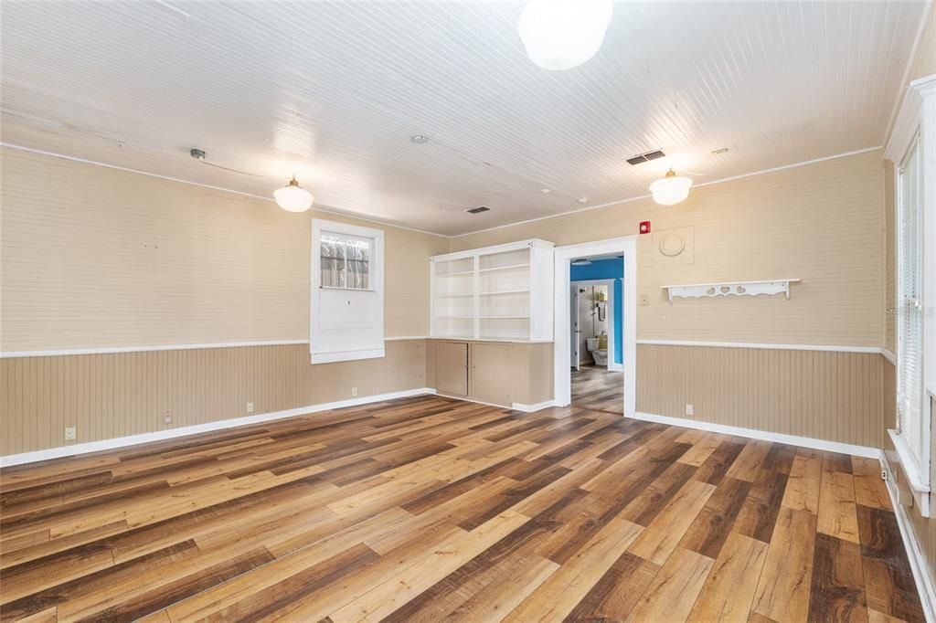 Empty room, Interior, Wood Texture Flooring