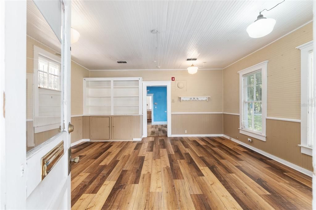 Empty room, Interior, Wood Texture Flooring