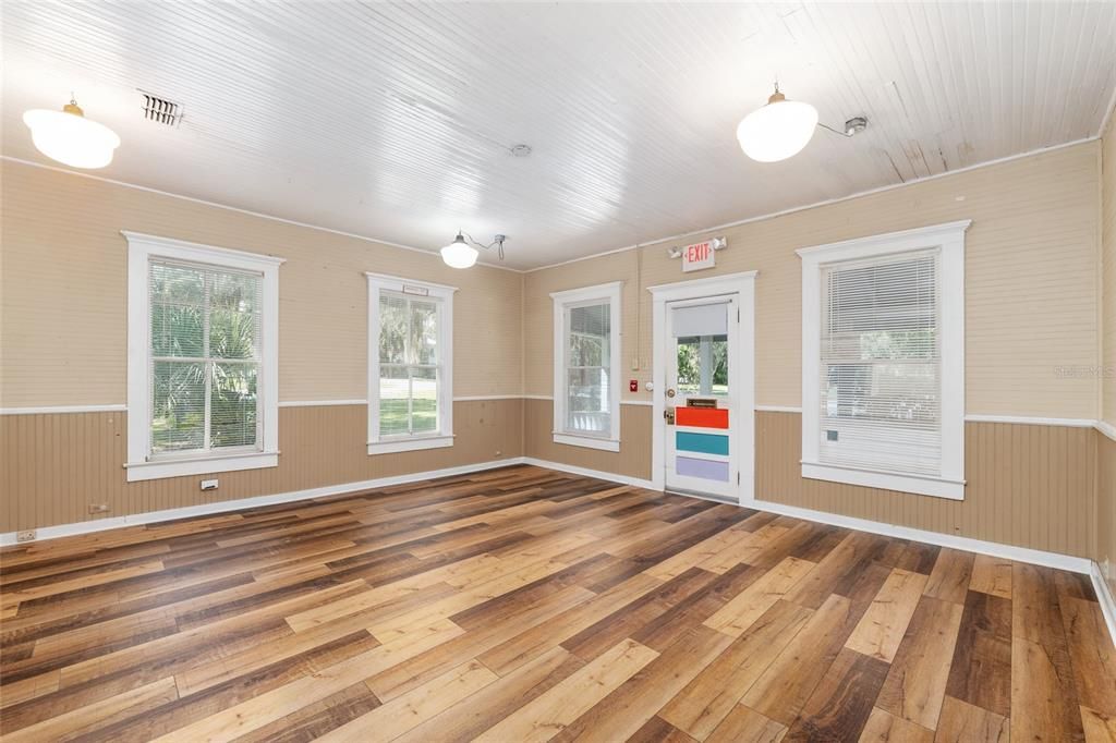 Empty room, Interior, Wood Texture Flooring